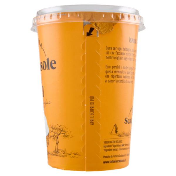 Fattoria Scaldasole Bianco Intero yogurt biologico 500 g