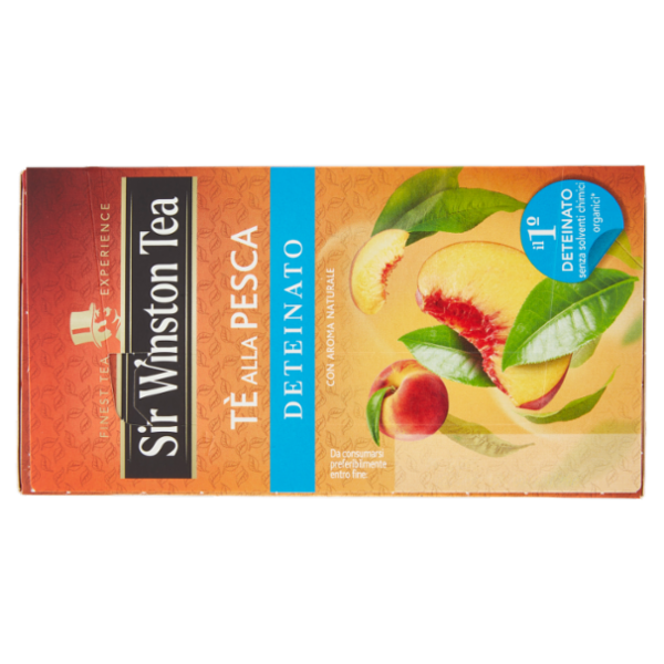 Sir Winston Tea Tè alla Pesca Deteinato 20 x 1,5 g