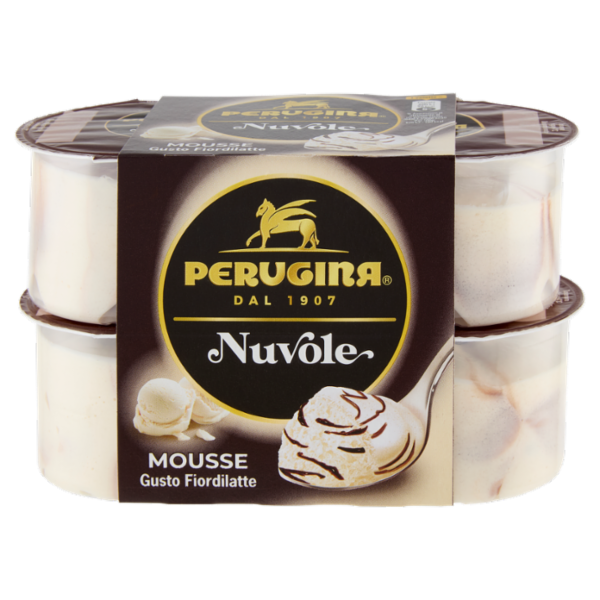 PERUGINA Nuvole Mousse Gusto Fiordilatte 4x60g