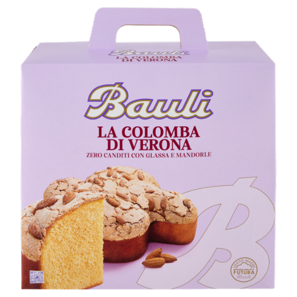 Bauli la Colomba di Verona Zero Canditi con Glassa e Mandorle 1 kg