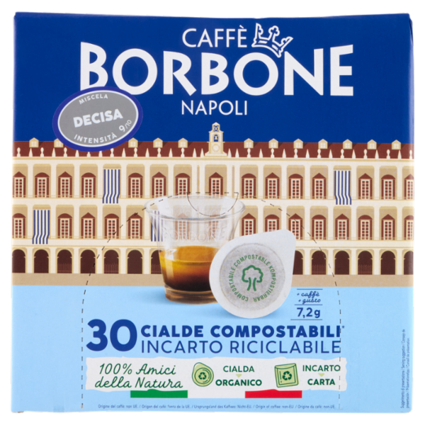 Caffè Borbone Miscela Decisa Cialde Compostabili* 30 x 7,2 g