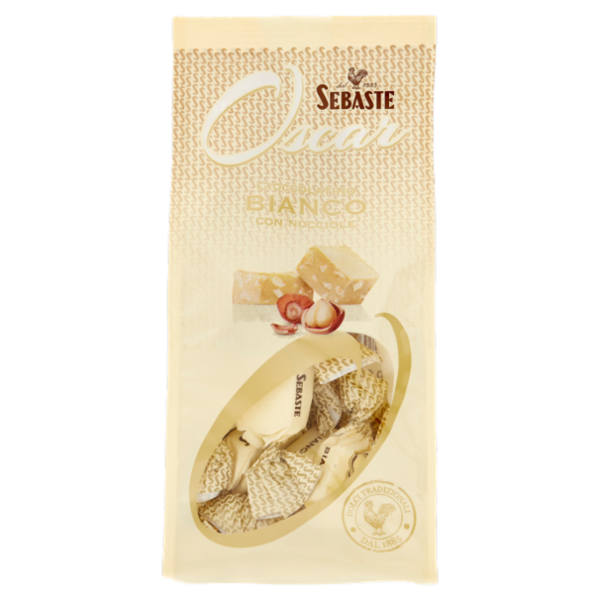 Sebaste Oscar Cioccolatino Bianco con Nocciole 150 g