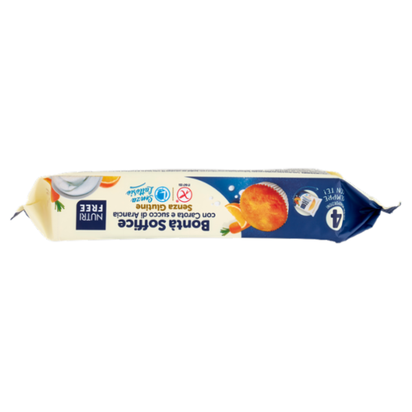 Nutrifree Bontà Soffice con Carota e succo di Arancia Senza Glutine 140 g