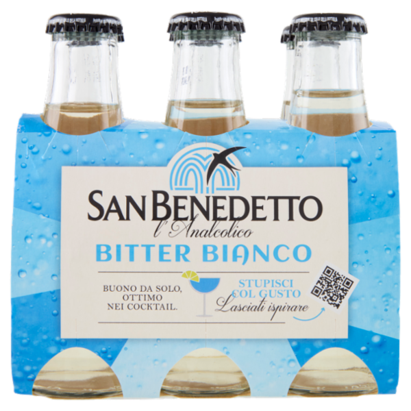 San Benedetto l'Analcolico Bitter Bianco 6 x 10 cl
