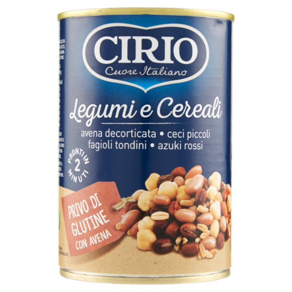 Cirio Legumi e Cereali Privo di Glutine con Avena 410 g