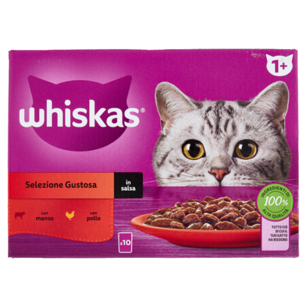 Whiskas Selezione Gustosa in salsa 10x85g