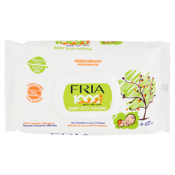 Fria Baby Eco Natural 1000 giorni 72 pz