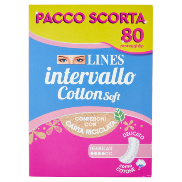 Lines intervallo Cotton Soft Regular 80 pz