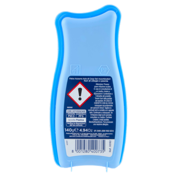 Felce Azzurra fiori di ciliegio e peonia Gel assorbiodori 140 g