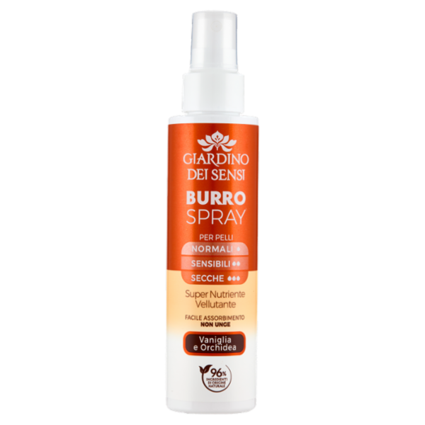 Giardino dei Sensi Burro Spray Vaniglia e Orchidea 150 ml