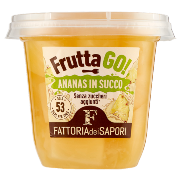 Fattoria dei Sapori Frutta Go! Ananas in Succo 200 g