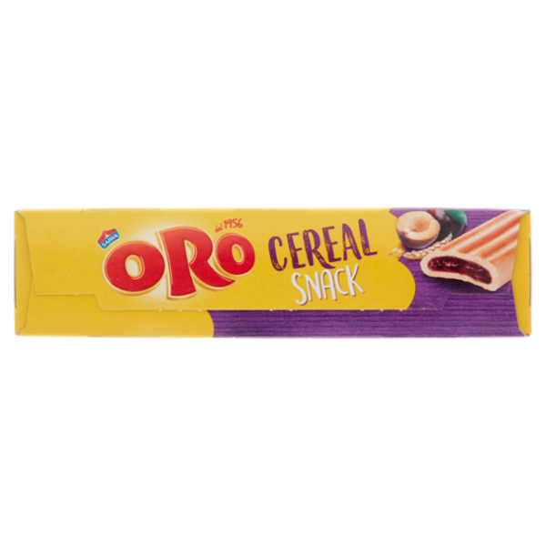 Oro Cereal Snack Prugna, soffice barretta con ripieno alla prugna - 162g