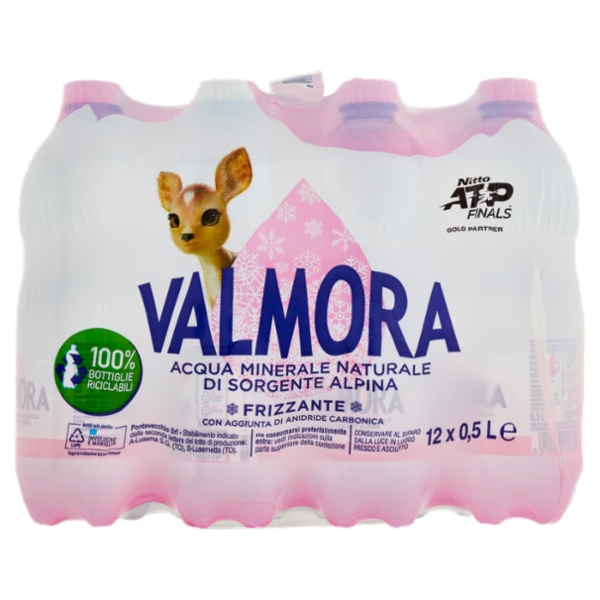 Valmora Sorgente Alpina Frizzante 12 x 0,5 L