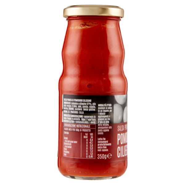Assaggi e paesaggi Salsa Pronta di Pomodoro Ciliegino 350 g