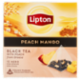 Lipton Peach Mango Tè Nero con Pesche dalla Grecia 20 Pyramid Teabags 34 g
