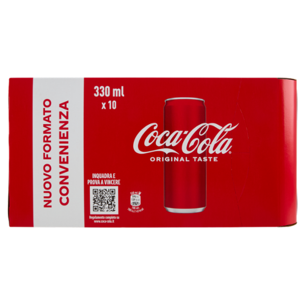 Coca-Cola lattina sleek 10 x 33 cl