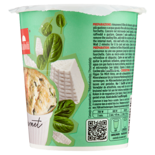 Arnaboldi Gourmet Soufflé Ricotta e Spinaci Instant 40 g