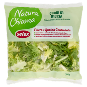 Selex Natura Chiama Cuori Di Riccia Lavati e Pronti Per Il Consumo 200 g