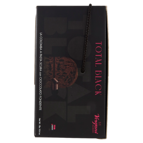 Vergani Total Black la Colomba a Pasta Scura con Cioccolato Fondente 750 grammi