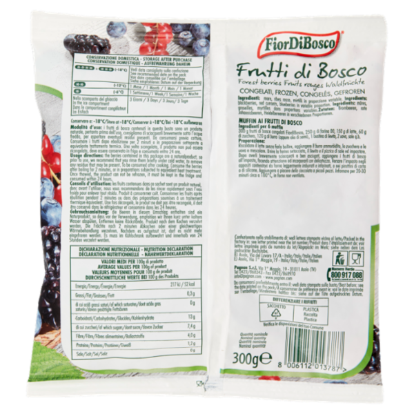 FiorDiBosco Frutti di Bosco congelati 300 g