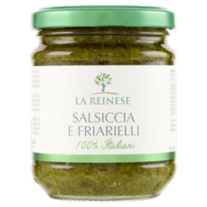 La Reinese Salsiccia e Friarielli 100% Italiani 180 g