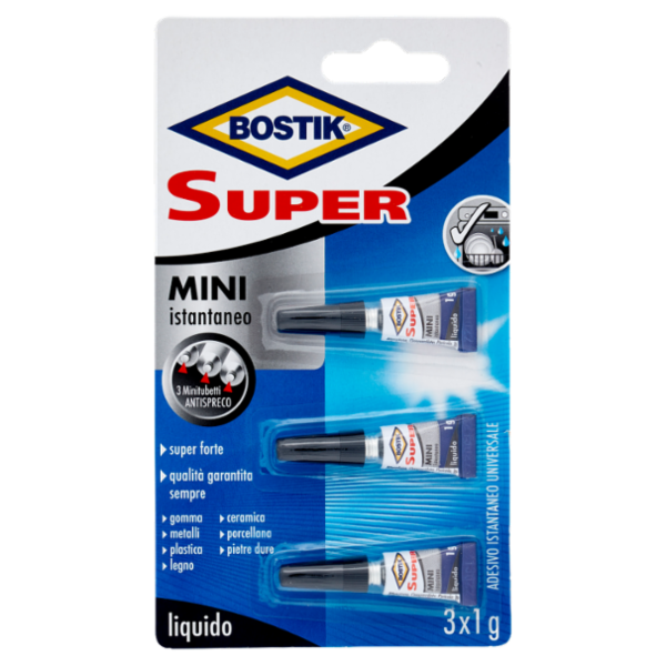 Bostik Super Mini istantaneo liquido 3 x 1 g