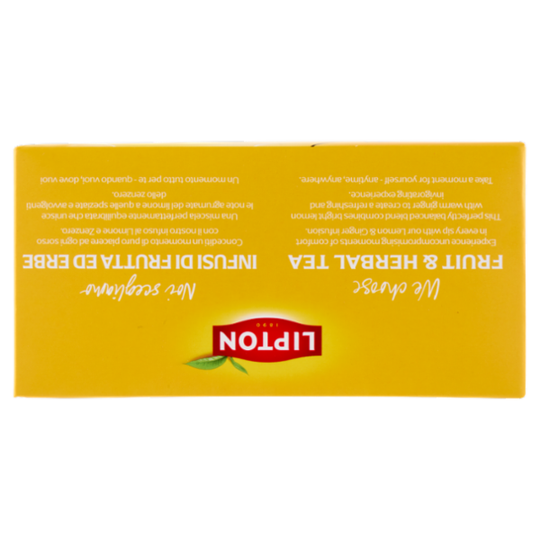 Lipton Limone & Zenzero Infuso 20 x 1,7 g