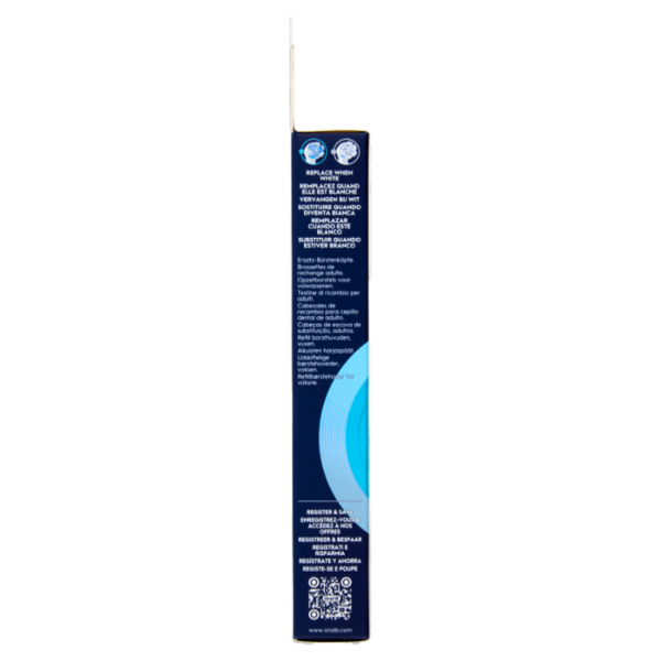 Oral-B iO Testine Ricambio Ultimate Clean Bianche Spazzolino Elettrico Denti Ricaricabile, 2 Refills