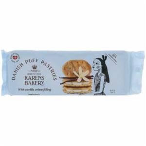 Karen's Bakery Biscotto Pasta Sfoglia Ripieno Crema Vaniglia 107g