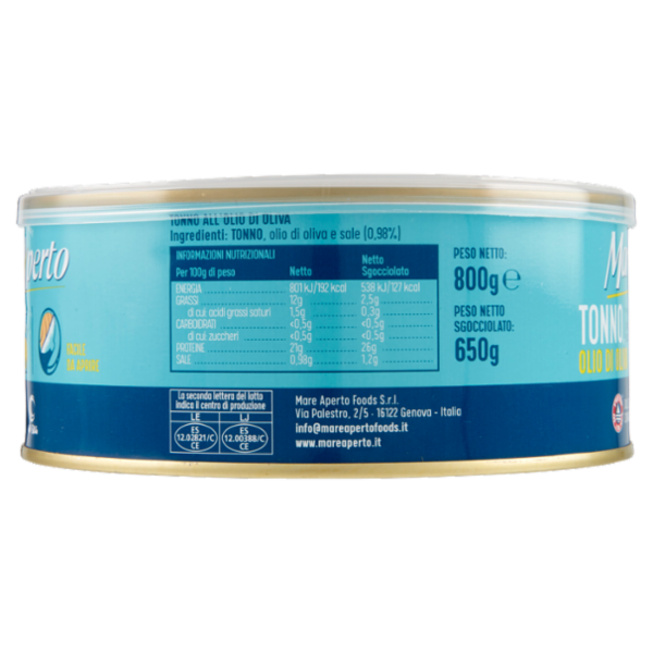 Mare Aperto Tonno Olio di Oliva 800 g