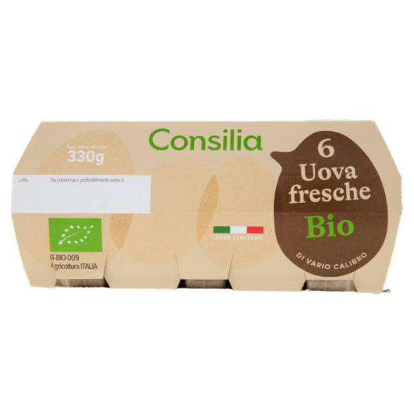 Consilia 6 Uova Fresche Bio 330 g