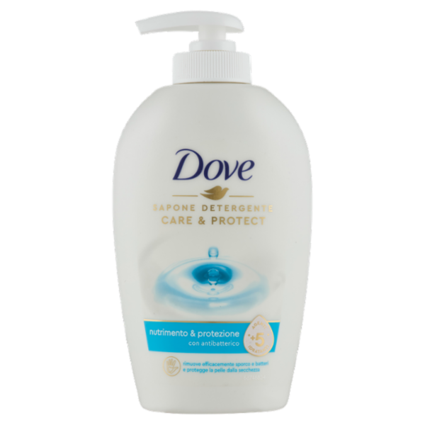 Dove Sapone Detergente Care & Protect nutrimento & protezione 250 ml