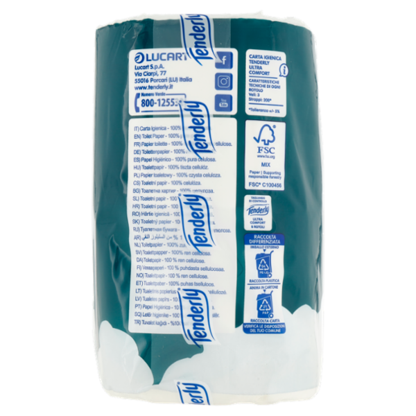 Tenderly Ultra Comfort Rotoli Morbidissimi 8 pz