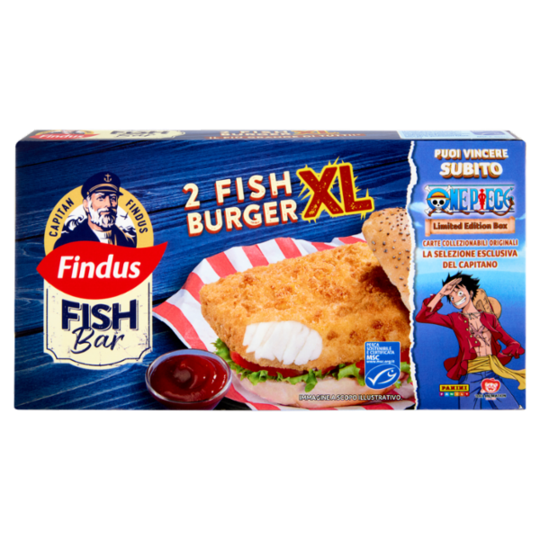 Capitan Findus Fish Bar 2 Fish Burger XL 270 g