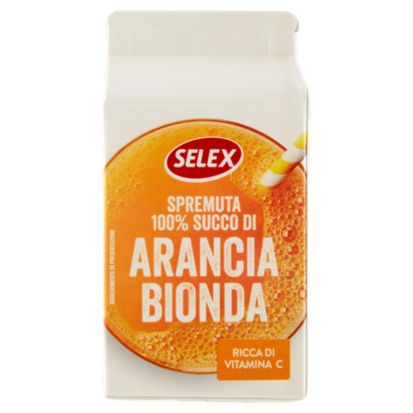 Selex Spremuta 100% Succo di Arancia Bionda 500 ml