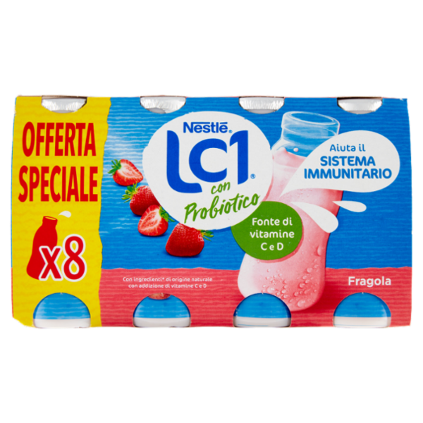 NESTLÉ LC1 con Probiotico Fragola 8 x 90 g