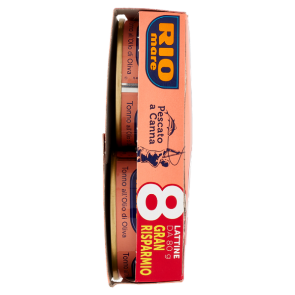 Rio mare Tonno all'Olio di Oliva Pescato a Canna 8 x 80 g