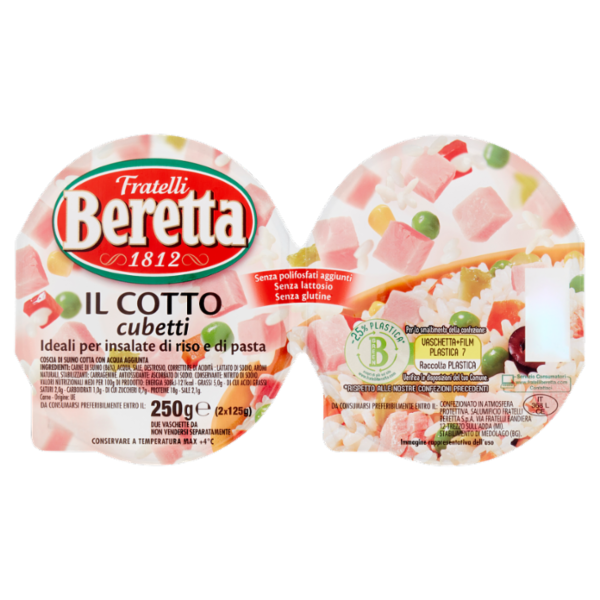 Fratelli Beretta il Cotto cubetti 2 x 125 g