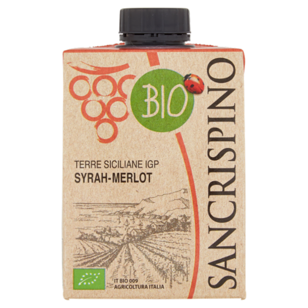 San Crispino Bio Terre Siciliane IGP Syrah-Merlot 500 ml