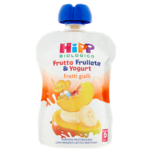 HiPP Biologico Frutta Frullata & Yogurt Frutti Gialli 90 g