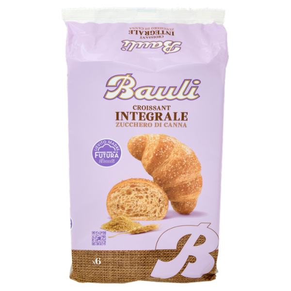 Bauli Croissant Integrale Zucchero di Canna 6 x 37 g