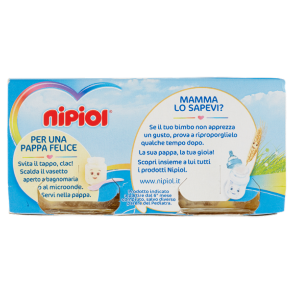 nipiol Salmone e Nasello con verdure Omogeneizzato 2 x 80 g
