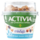 ACTIVIA Mix&Go con Probiotico Bifidus, 0% Grassi, Yogurt con Muesli, Nocciola, Mirtillo, Semi 170g