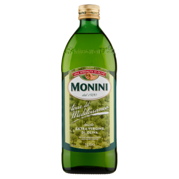 Monini terre del Mediterraneo Olio Extra Vergine di Oliva 1 Litro