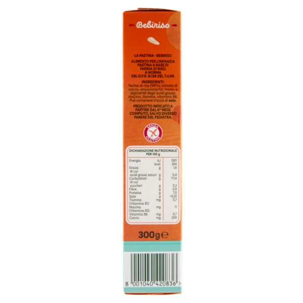 Plasmon la Pastina Bebiriso 300 g