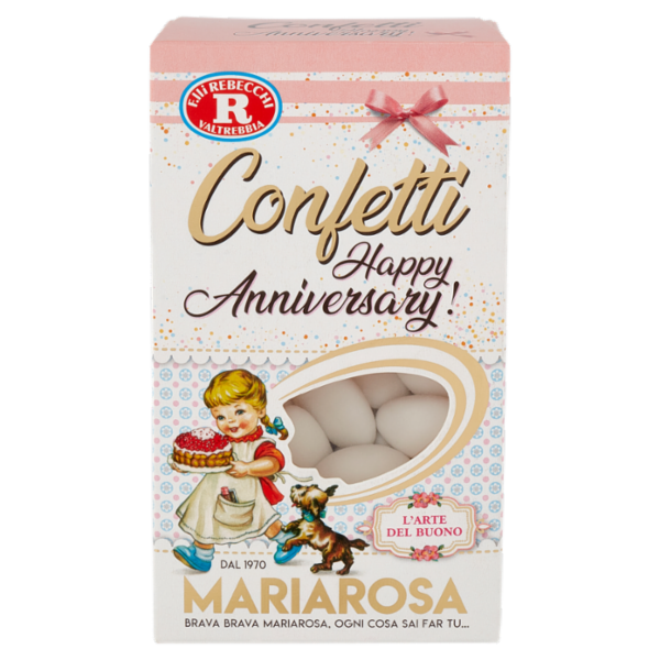 Mariarosa Confetti Happy Anniversary! bianchi al cioccolato 300 g