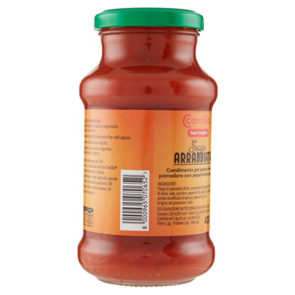 Consilia Saper Scegliere Sugo all'Arrabbiata 400 g