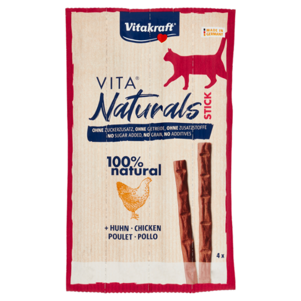 Vitakraft Vita Naturals Stick + Pollo 4 x 5 g