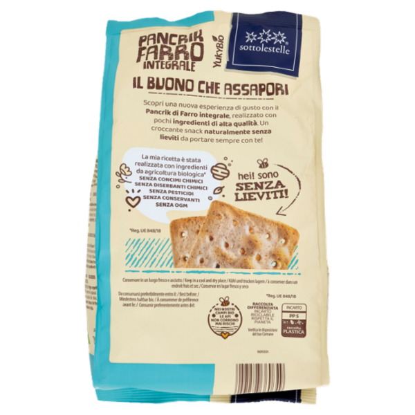 YukyBio Senza Lieviti Pancrik Farro Integrale 200 g