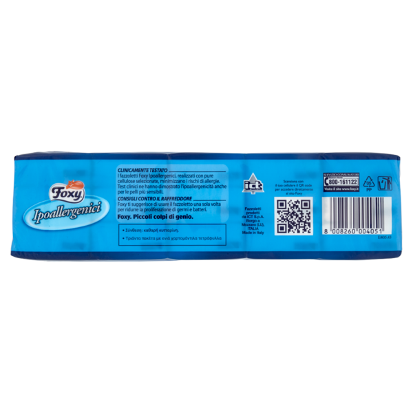 Foxy Ipoallergenici Fazzoletti 30 pz